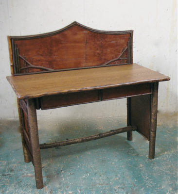 rustic furniture, rustic desk, Adirondack rustic